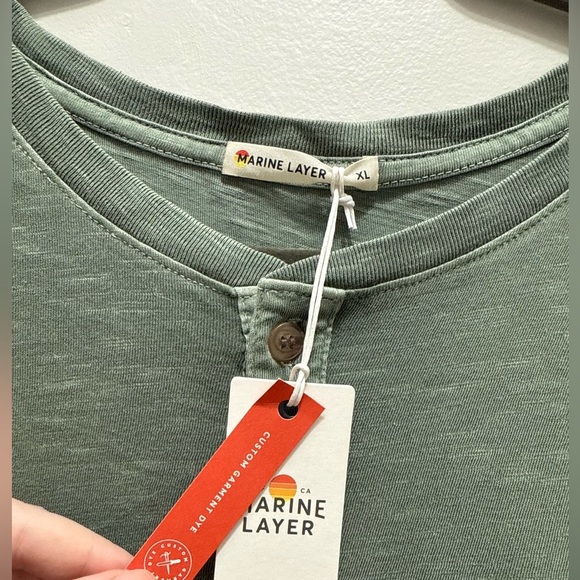 Marine Layer SS Cotton Slub Henley
Laurel Wreath XL - Picture 4 of 5
